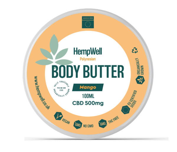 500mg mango body butter